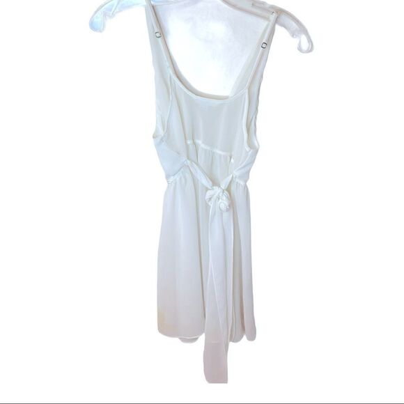 Flora Lace Embroidered Vintage Short Night Gown S Retro - Picture 2 of 5